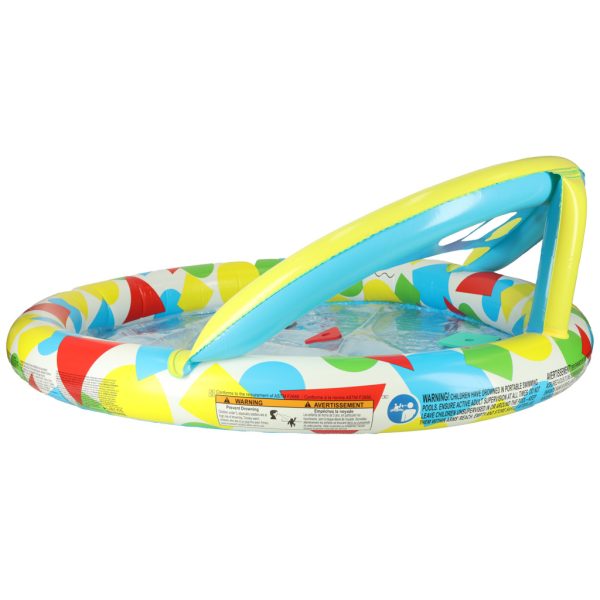 Inflatable kids pool play mat