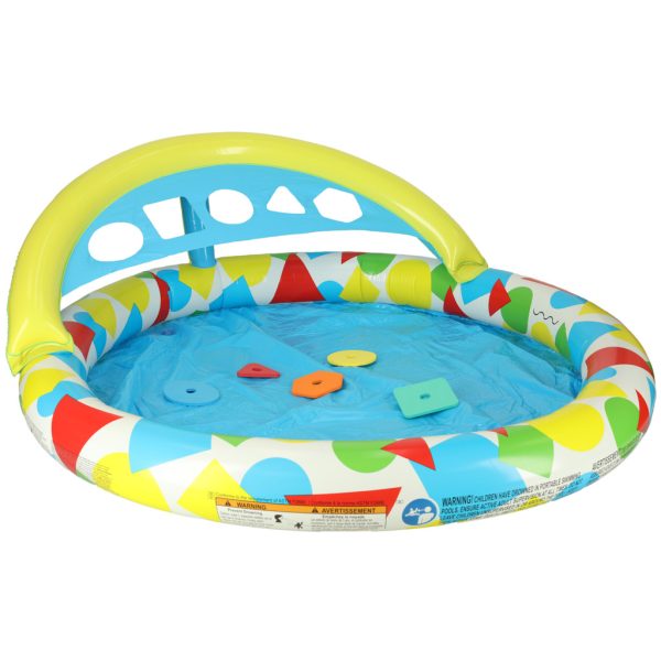 Inflatable kids pool play mat
