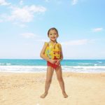 Life jacket inflatable vest for children 18-23kg
