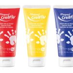 Finger paints in a case Creative
