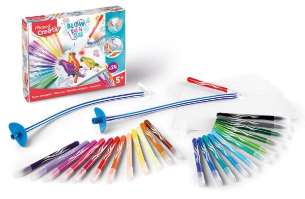 Crative inflatable markers 24 pcs.