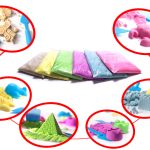 Kinetic sand in a box 2kg molds blue