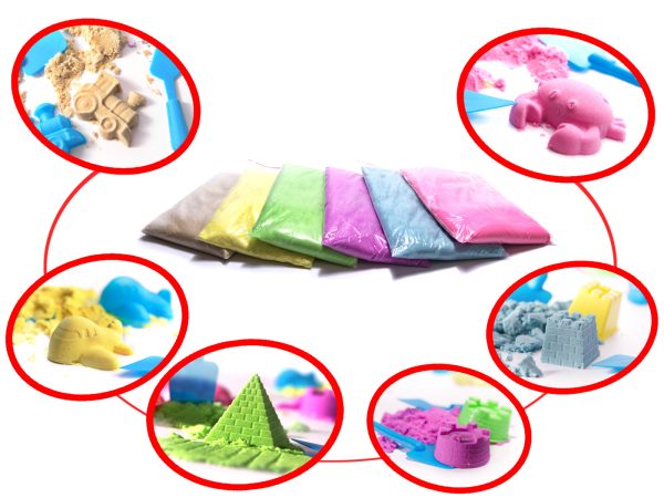 Kinetic sand in a box 2kg molds blue