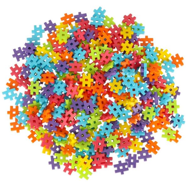 Construction blocks creative wafer 300 pcs. MELI