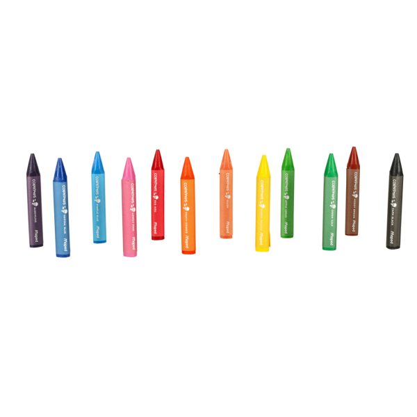 Jumbo colorpeps candle crayons 12 pcs