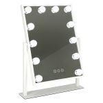 LED make-up mirror with USB bulbs 30x40cm