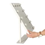 LED make-up mirror with USB bulbs 30x40cm