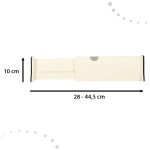 Organizer for drawer separator from 28 to 44.5cm