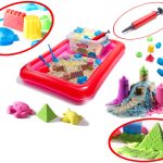 Kinetic sand in a box 2kg molds blue