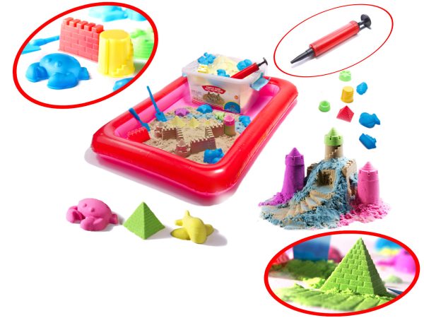 Kinetic sand in a box 2kg molds blue