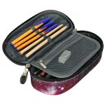 Padded sachet pencil case with flap Nebula