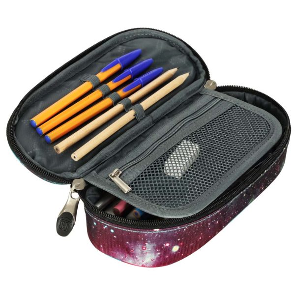 Padded sachet pencil case with flap Nebula