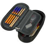 Padded sachet pencil case with flap Shiny Snake