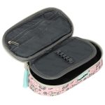 Padded sachet pencil case with flap mouse