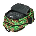 Stright pixel cubes school backpack