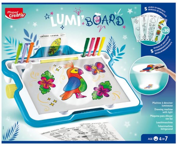 Creative board illuminated for drawing 30arc