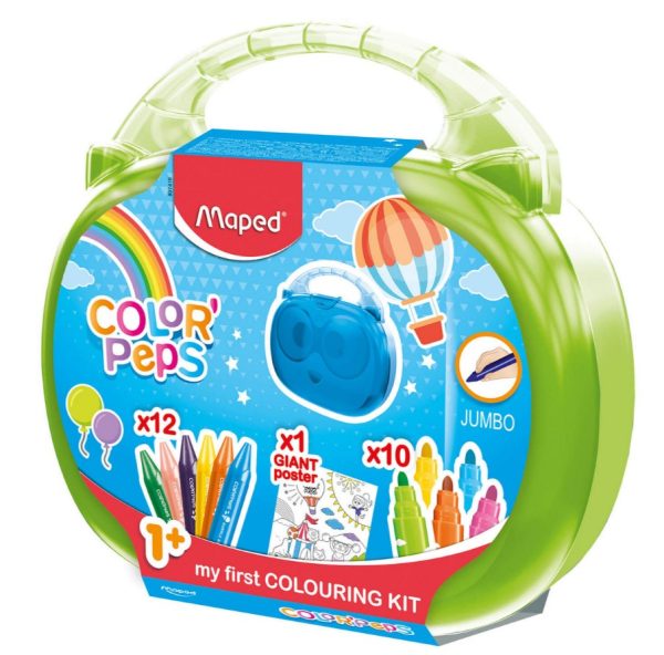 Case with crayons Colorpeps Jumbo art set