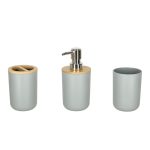 Bathroom set 6 pcs grey