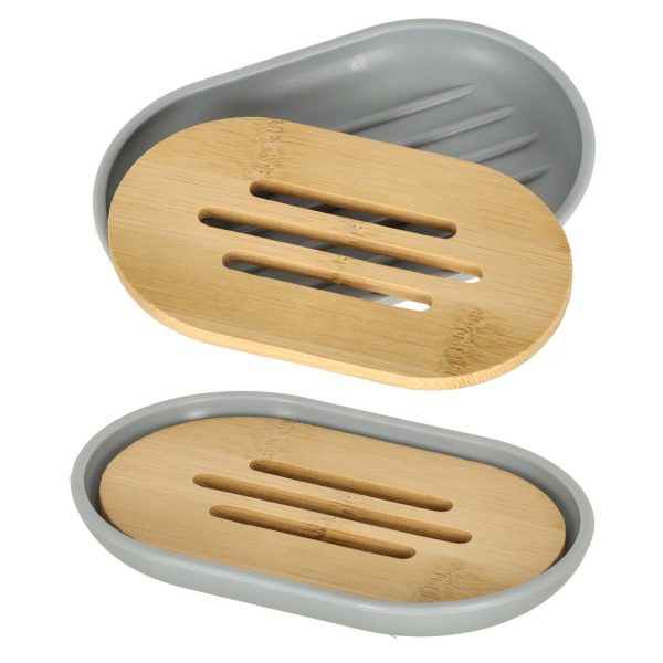 Bathroom set 6 pcs grey