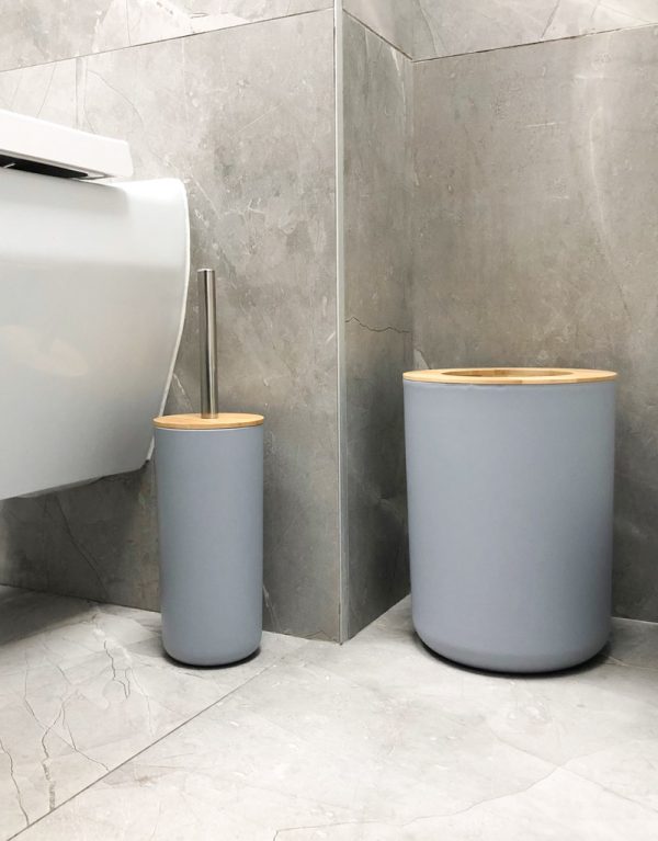 Bathroom set 6 pcs grey