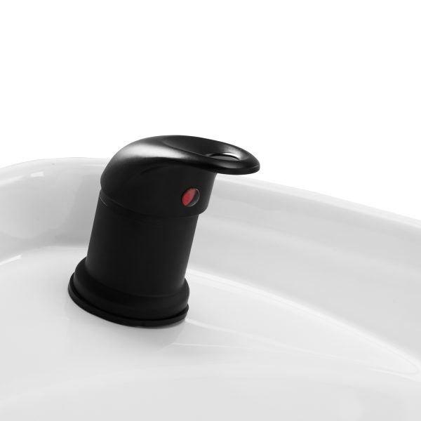 Barber sink Gabbiano C019G black