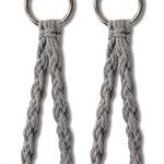 Hanging chair swing seat with cushion XXL grey 120kg