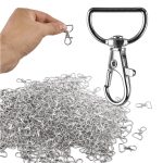 Metal fish snap hook 500pcs