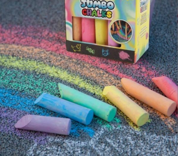 Jumbo thick paving chalk 15pcs