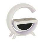 LED RBG light with wireless charger radio alarm clock