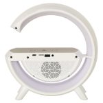 LED RBG light with wireless charger radio alarm clock