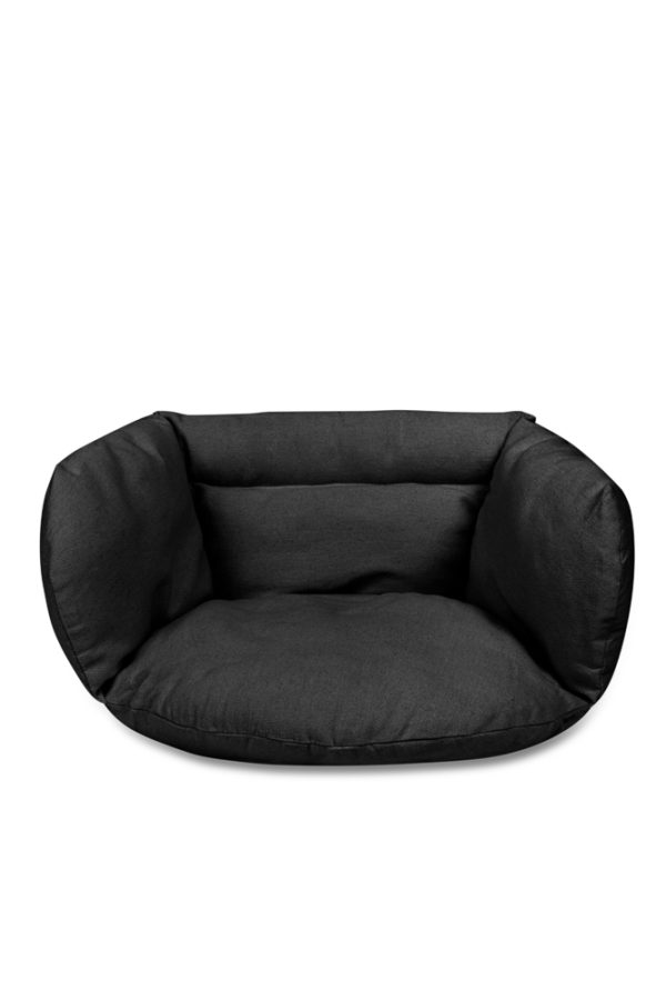 Stork's nest cushion black