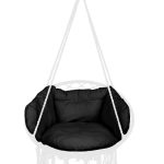 Stork's nest cushion black