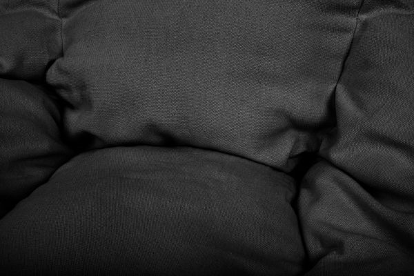Stork's nest cushion black