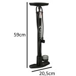 Bicycle Floor Pump with Gauge