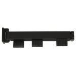Retractable folding wall hanger 123cm black
