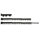 Retractable folding wall hanger 123cm black