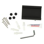 Retractable folding wall hanger 90cm black
