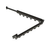 Retractable folding wall hanger 90cm black
