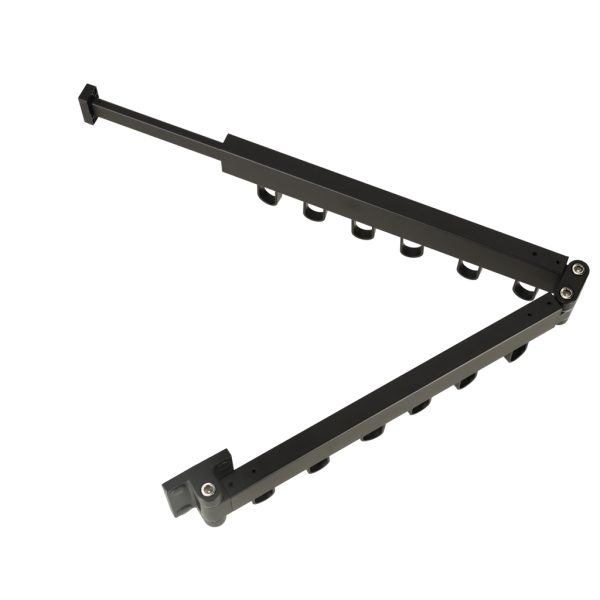 Retractable folding wall hanger 90cm black