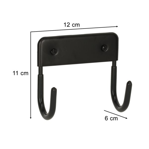 Ironing board hanger holder metal 15 kg black