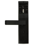 Code fingerprint door handle card black
