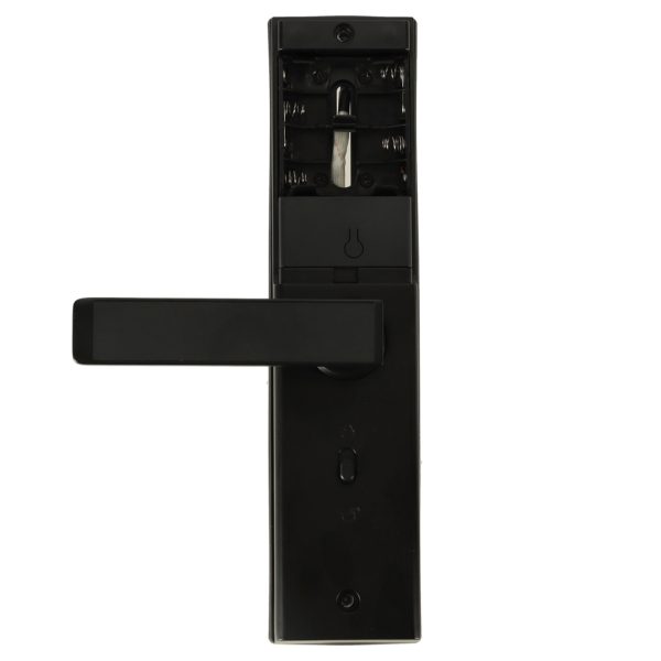 Code fingerprint door handle card black
