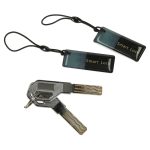 Code fingerprint door handle card black