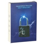 Fingerprint padlock nteligent black