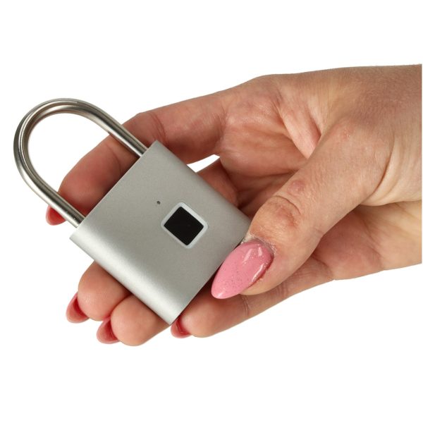 Fingerprint padlock nteligent black