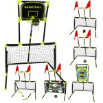 Sports set 6in1 goal basket field hockey ball shield
