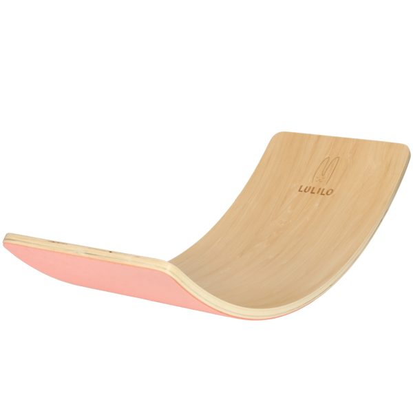 Balance board with felt pink skinstars.lt