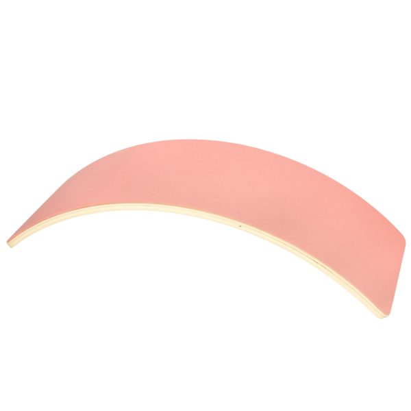 Balance board with felt pink