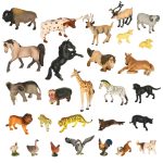 Animals figures zoo set 28pcs