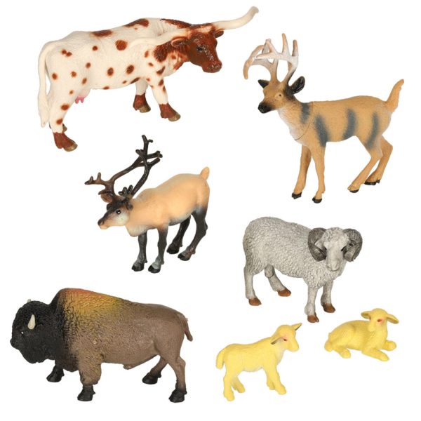 Animals figures zoo set 28pcs